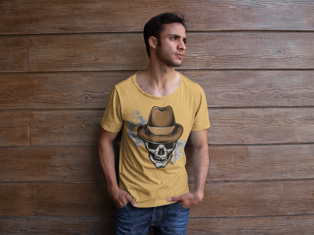 Smoker Skull Unisex t-shirt