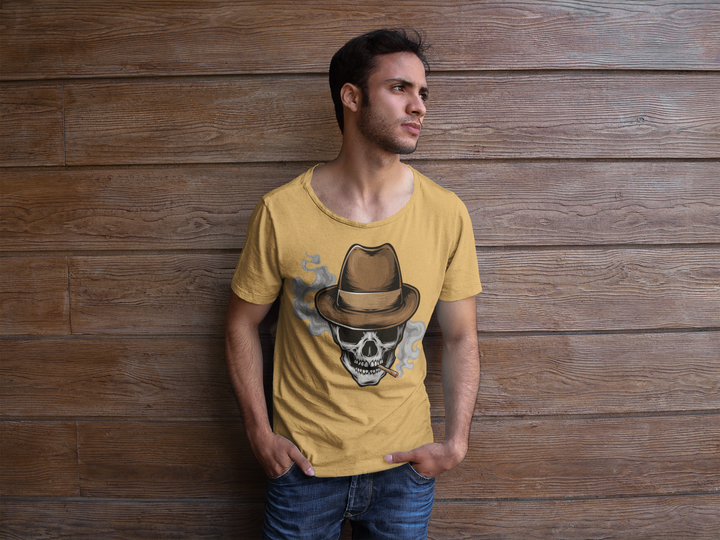 Smoker Skull Unisex t-shirt