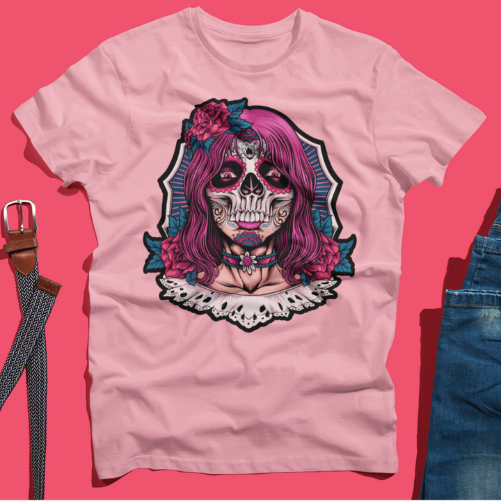 Rose Skull Unisex t-shirt