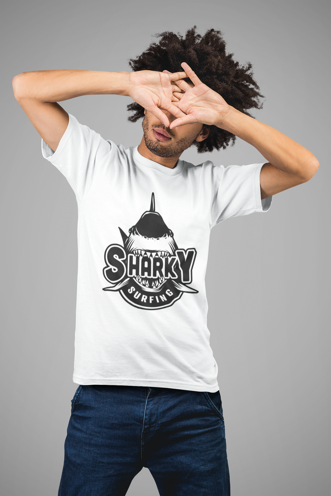 Angry Shark Unisex T-Shirt