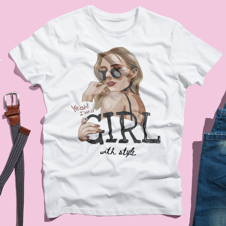 Stylish Girl Unisex T-Shirt