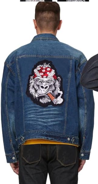 Large Embroidery Patch Biker Patch Iron on Patches for Clothing