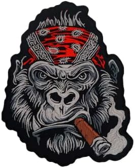 Large Embroidery Patch Biker Patch Iron on Patches for Clothing