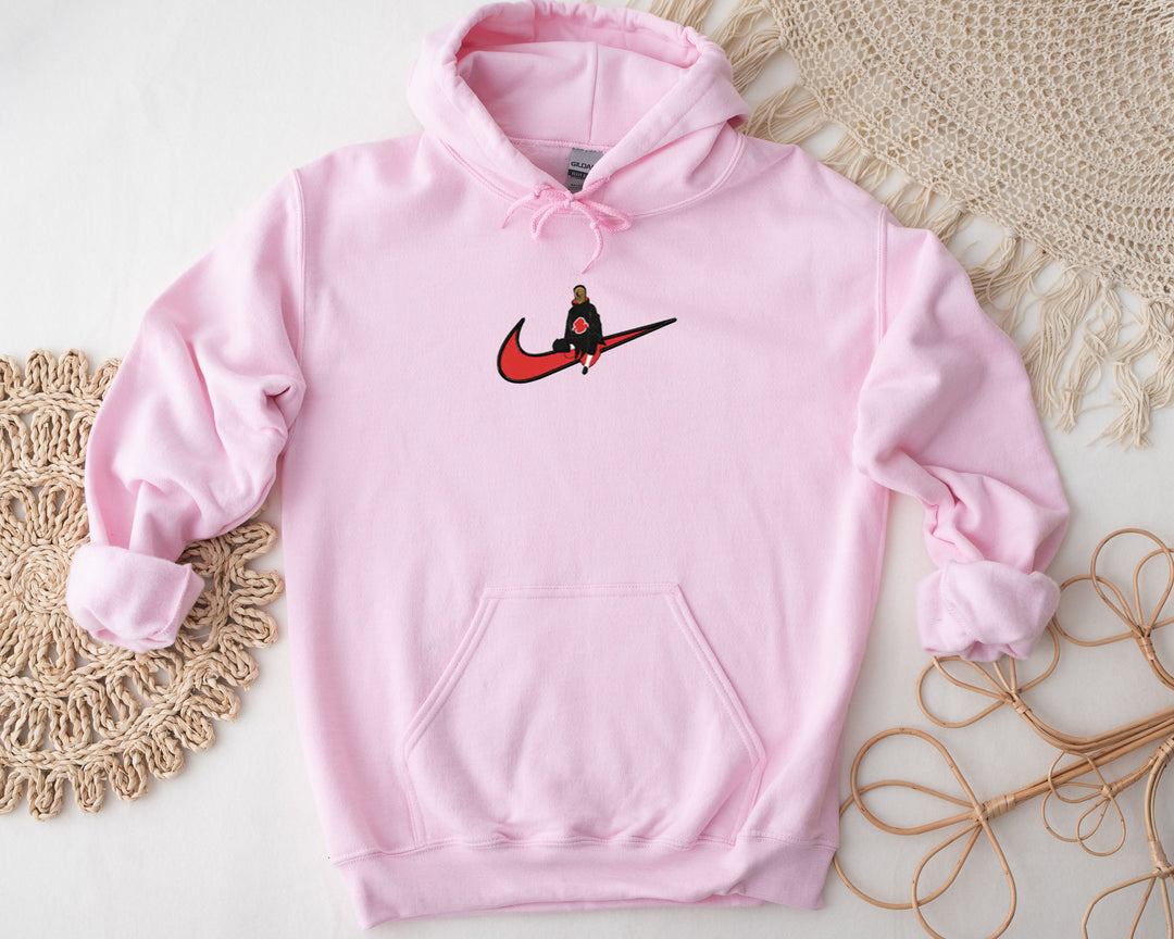 Embroidery Anime Design Heavy Hoodie