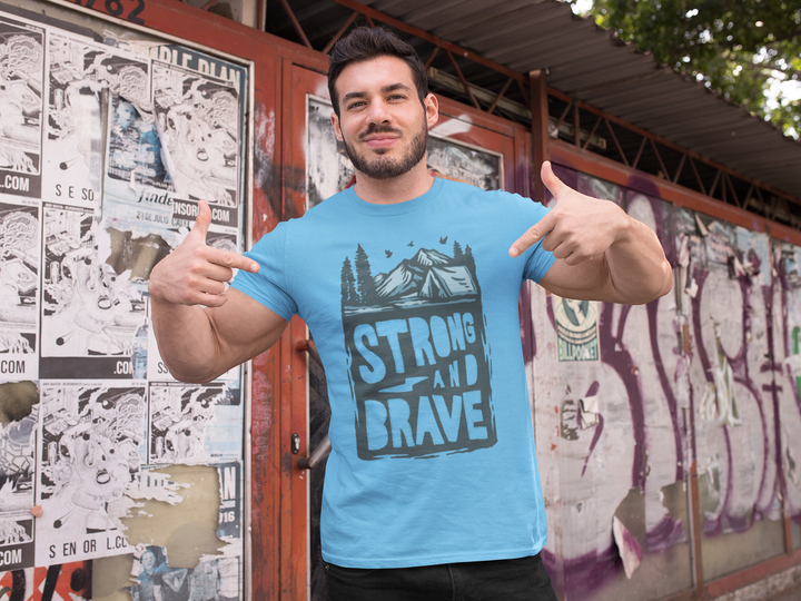 Strong And  Brave Unisex T-Shirt