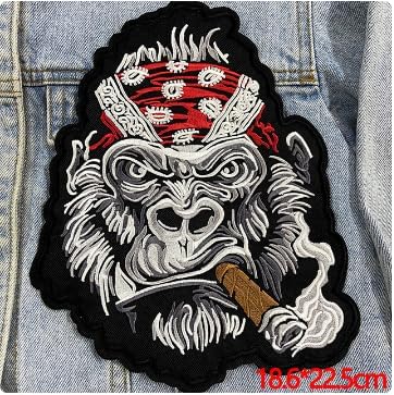 Large Embroidery Patch Biker Patch Iron on Patches for Clothing