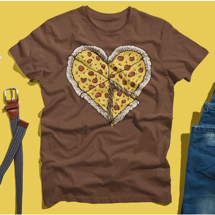 Pizza Heart Unisex T-Shirt