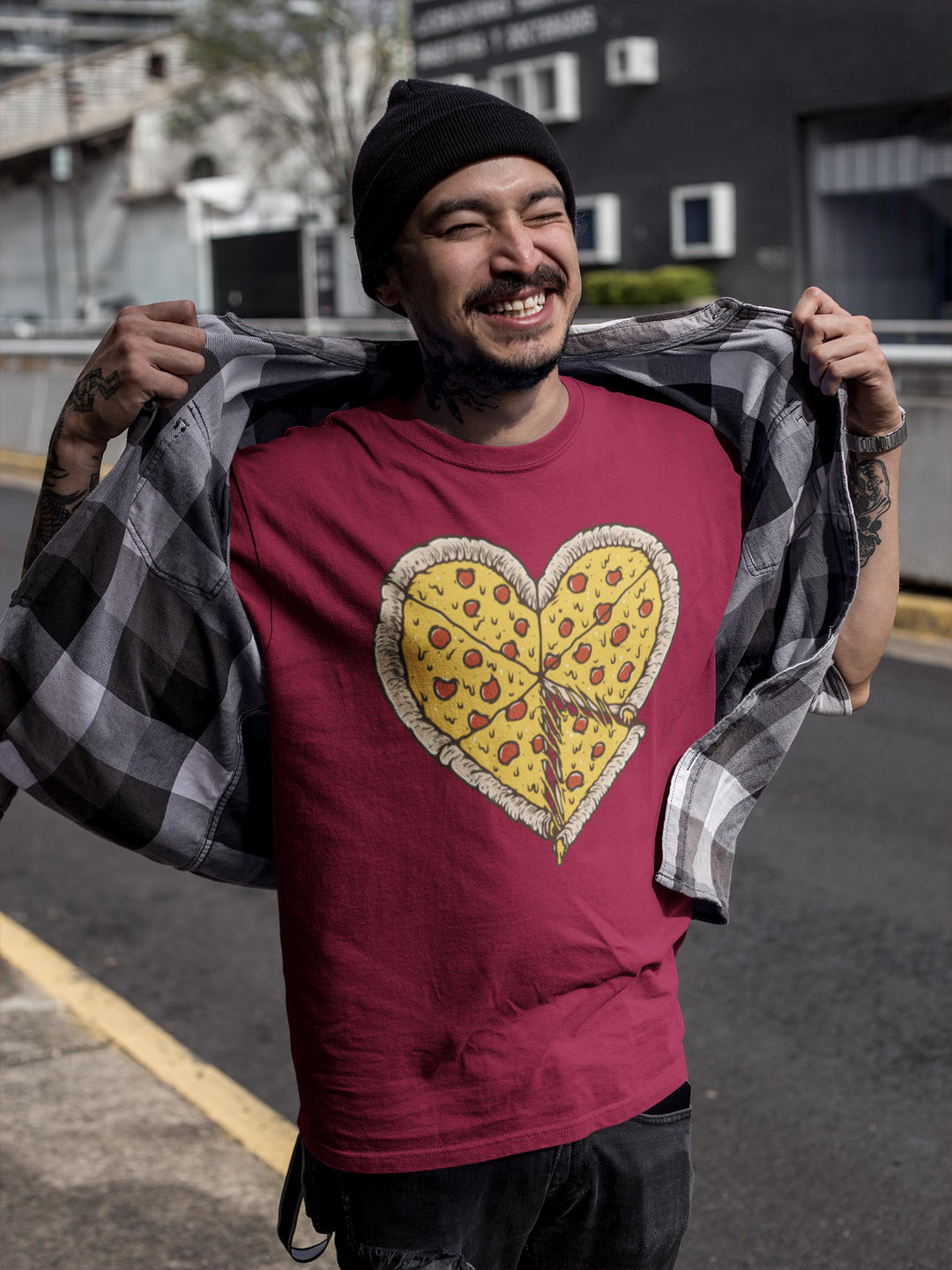 Pizza Heart Unisex T-Shirt