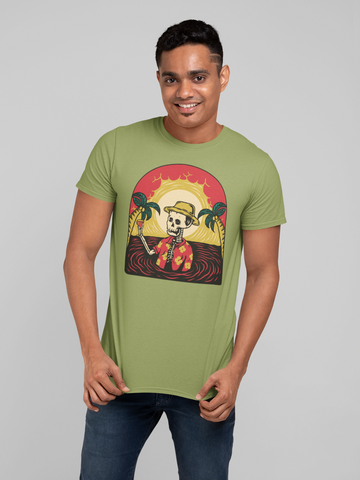 Skull Beach Unisex T-Shirt