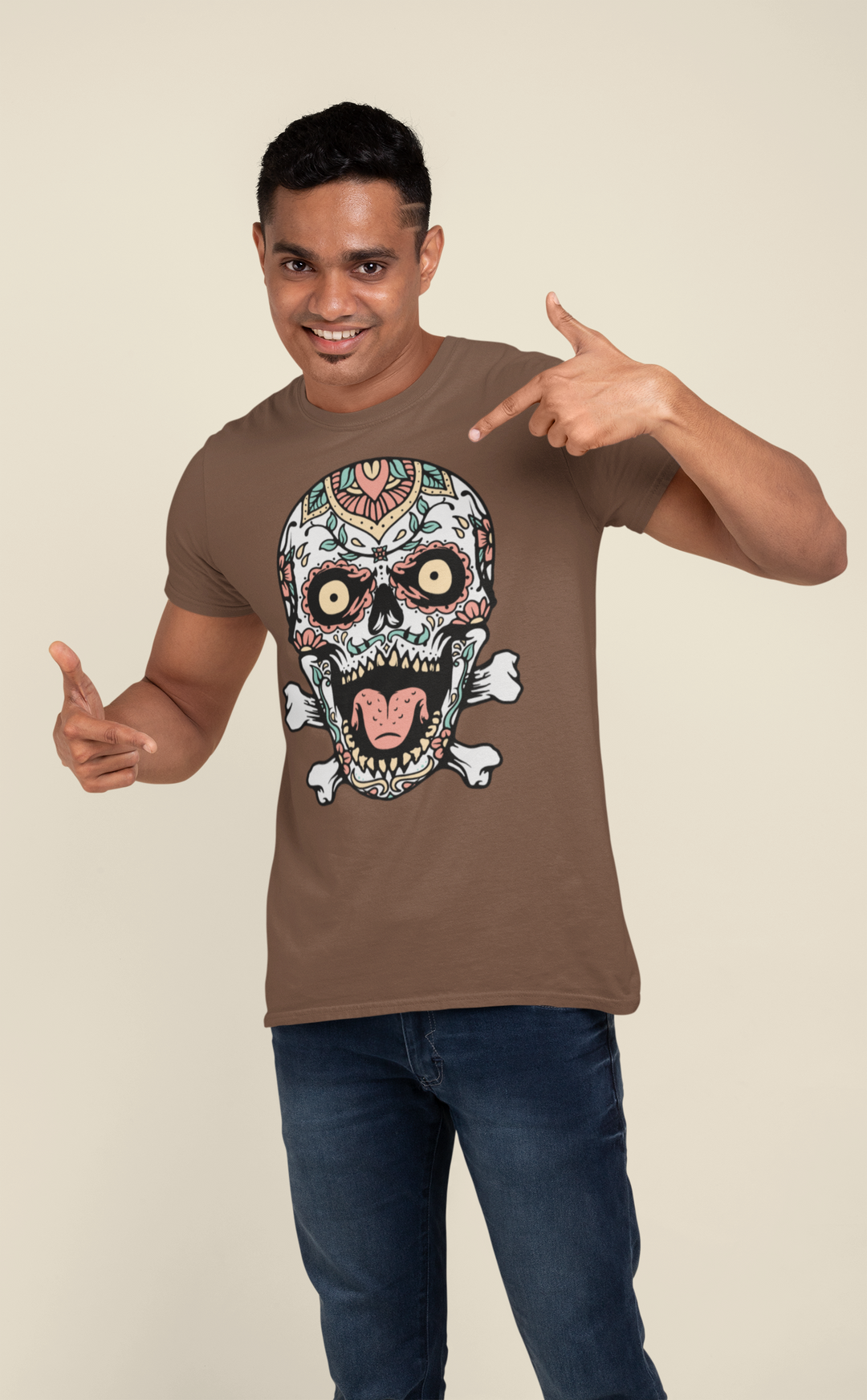 Happy Skull Unisex T-Shirt