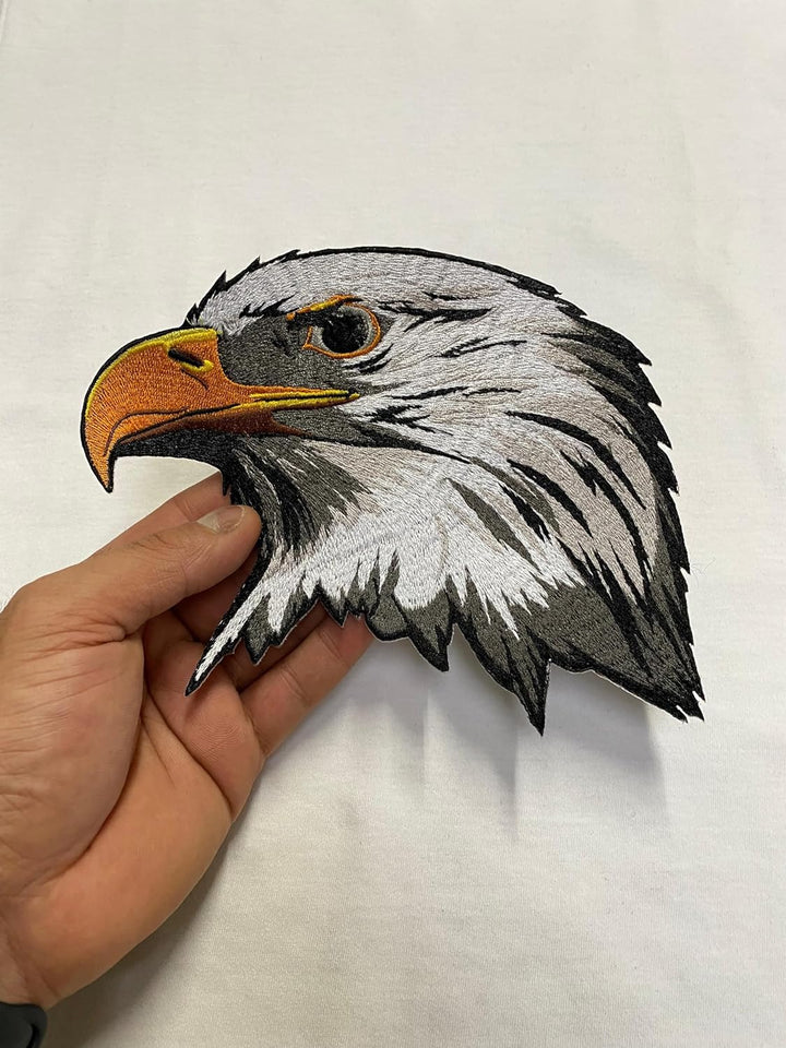 Bald Eagle Iron on Patch Animal Sew On Patch Embroidered