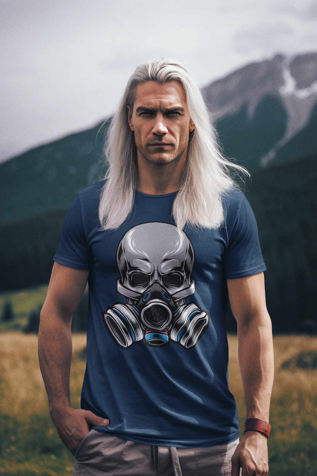 Robotic Skull Unisex t-shirt