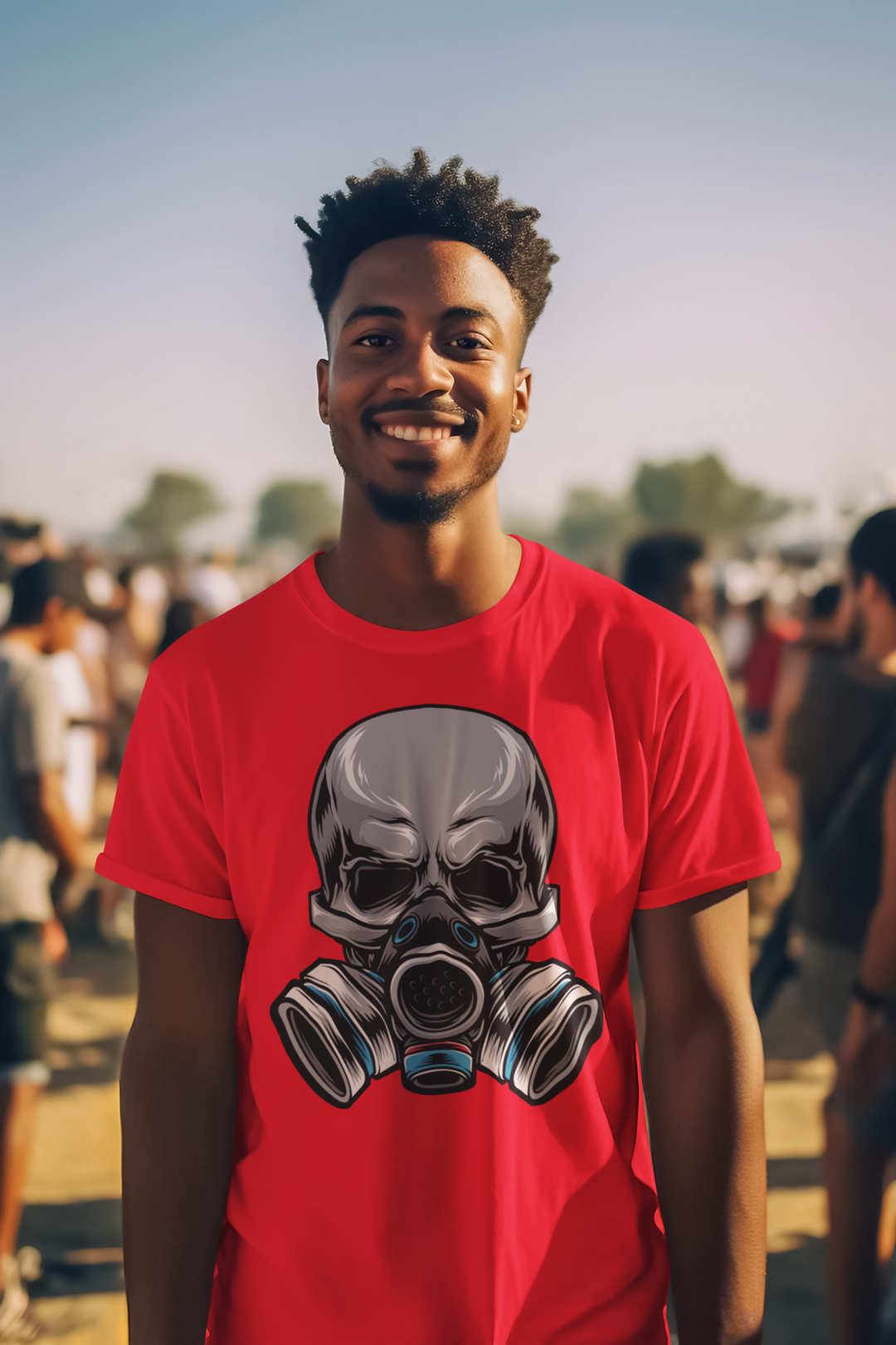 Robotic Skull Unisex t-shirt