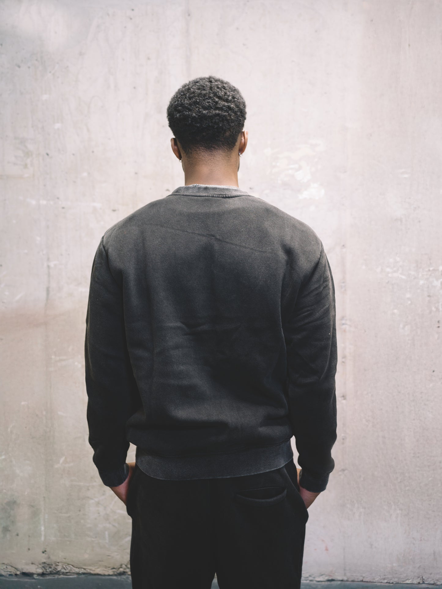 Acid Washed SweatShirt set with Flare Pant