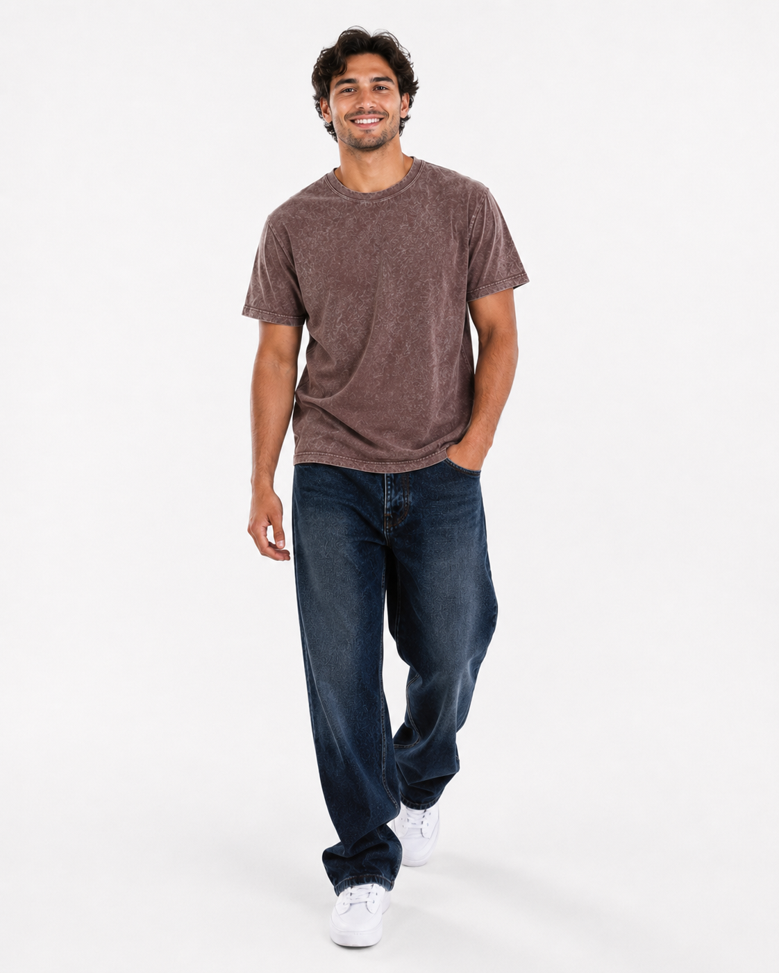 Unisex Premium Mineral Wash Boxy Fit T-Shirt