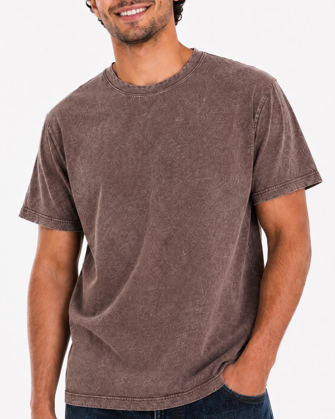 Unisex Premium Mineral Wash Boxy Fit T-Shirt