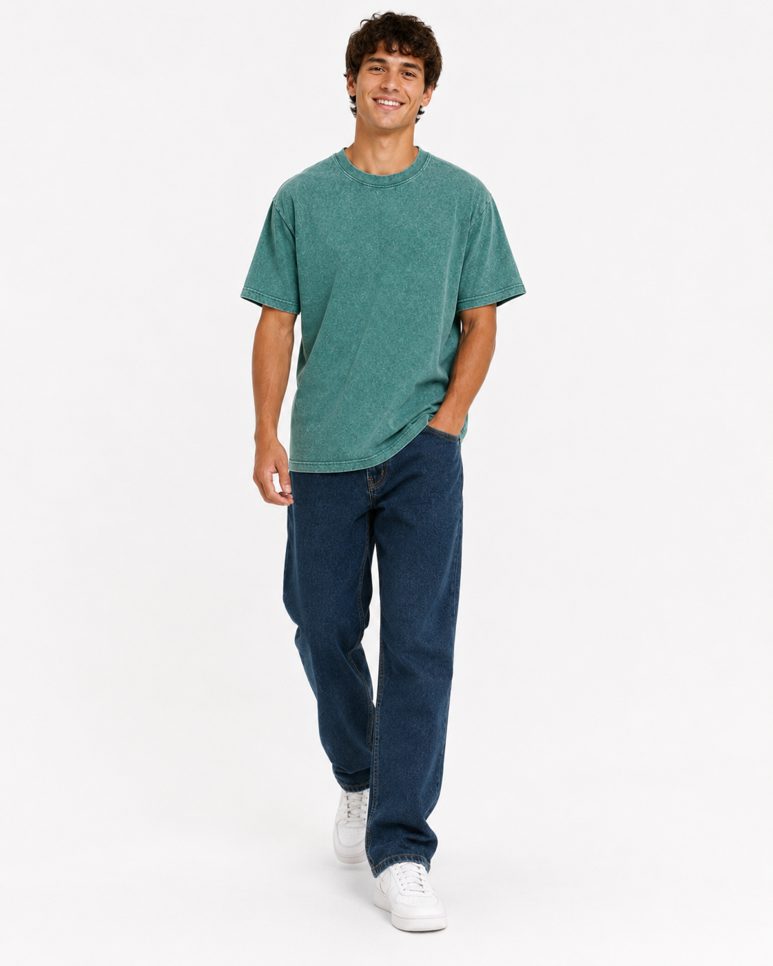 Unisex Premium Mineral Wash Boxy Fit T-Shirt
