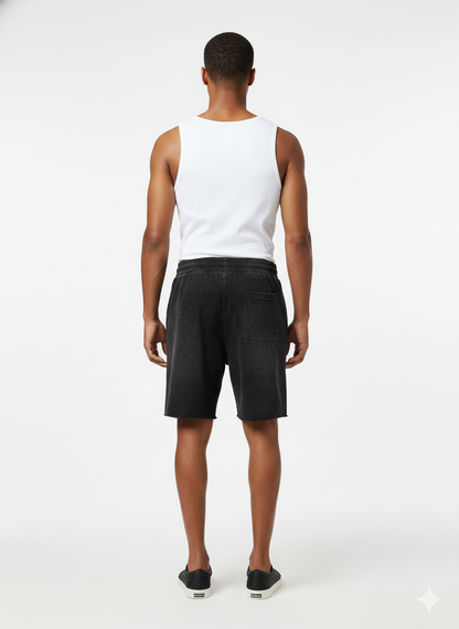 French Terry Cotton Shorts – Breathable Comfort Fit